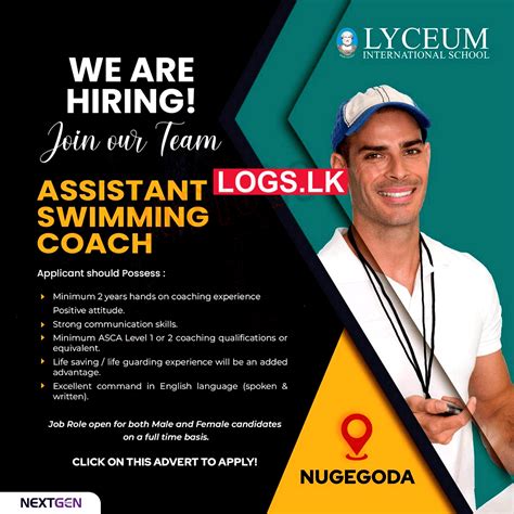 assistant swim coach jobs|full time swim coach jobs.